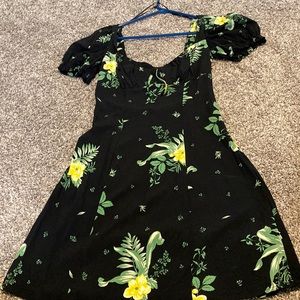 Urban Outfitters Black Floral Dress